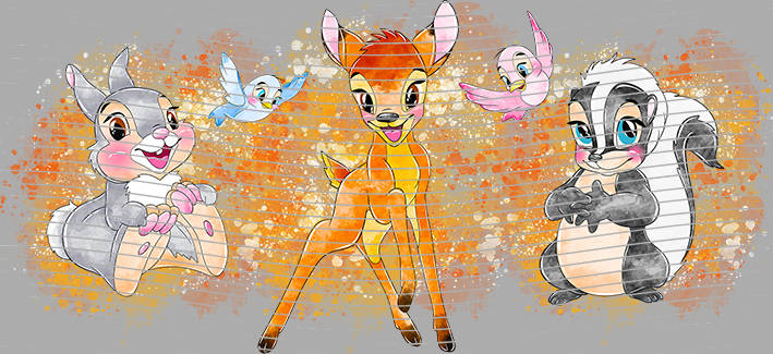 16oz Disney style-D-683